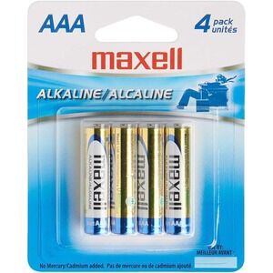 48 Count MAXELL 723865 Ready-to-go Long Lasting Reliable Alkaline AAA Battery